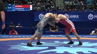 1/4 FS - 70 kg: A. BATIROV (BRN) v. M. GADZHIEV (POL)