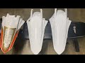 polisport vs ktm factory plastics fairings on a dirtbike 300 xc w erzbergrodeo