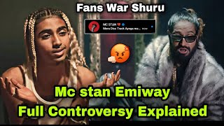 Mc stan Emiway diss track Full Controversy Explained 🥰 Mc stan Fans Angry 😡