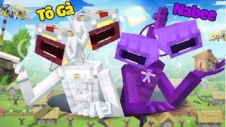 Tô Gà Và Nabee Bị Biến Thành Cặp Đôi Siren Head Trong Minecraft!