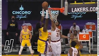 Montrezl Harrell POSTERIZES Jarrett Allen - Cavaliers vs Lakers | March 26, 2021