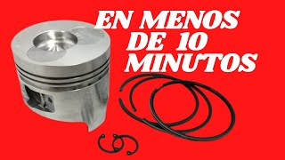 🧐 Posición de los anillos de Pistón | Anillar piston 4 tiempos