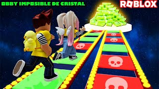 Obby Imposible De Cristal! Solo El 1% Lo Puede Pasar! 😮😀Lo Lograremos?!