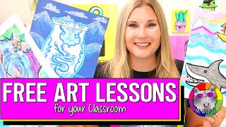Art Teacher Tips: FREE Art Lessons, Projects, & Ideas for your Art Classroom! You won't believe THIS