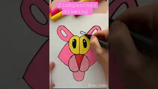 HOW TO DRAW AND COLOR beautiful pink-panther | Easy drawings | beginner guide|kids