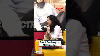 Srushti Tawde raps on Maggi noodles #shorts #srushtitawde