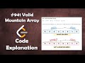 Valid Mountain Array | Live Coding with Explanation | Leetcode - 941