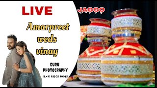 LIVE ⭕ JAGGO CEREMONY VINAY \u0026 AMARPREET | GURU PHOTOGRAPHY M.95305-70065