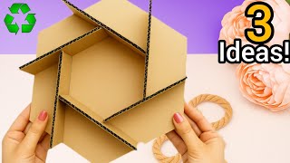 Transforming Cardboard & Jute♻️😱 3 GENIUS Recycling Ideas That Will Amaze You!