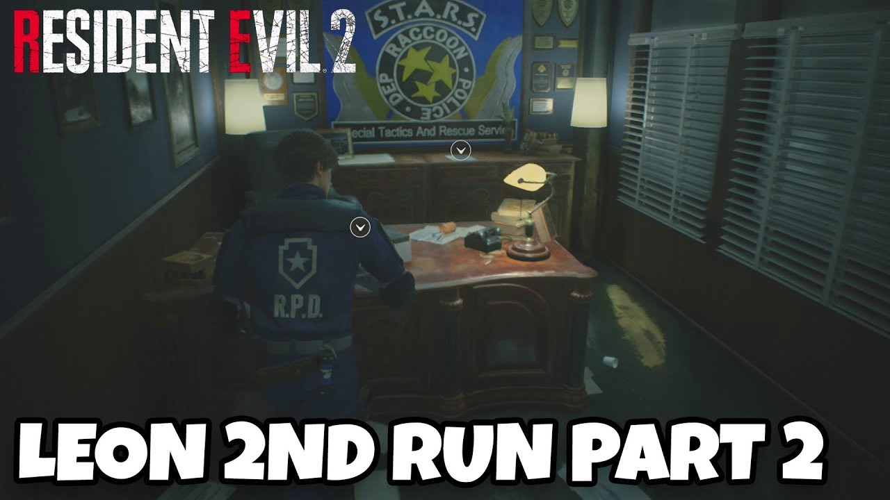 Resident Evil 2 Remake Leon B Walkthrough Gameplay Part 2 - S.T.A.R.S ...