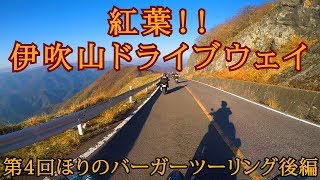 【XR250】ハプニングいっぱい！紅葉！！伊吹山ツーリング　後編【第４回ほりのバーガーツーリング】