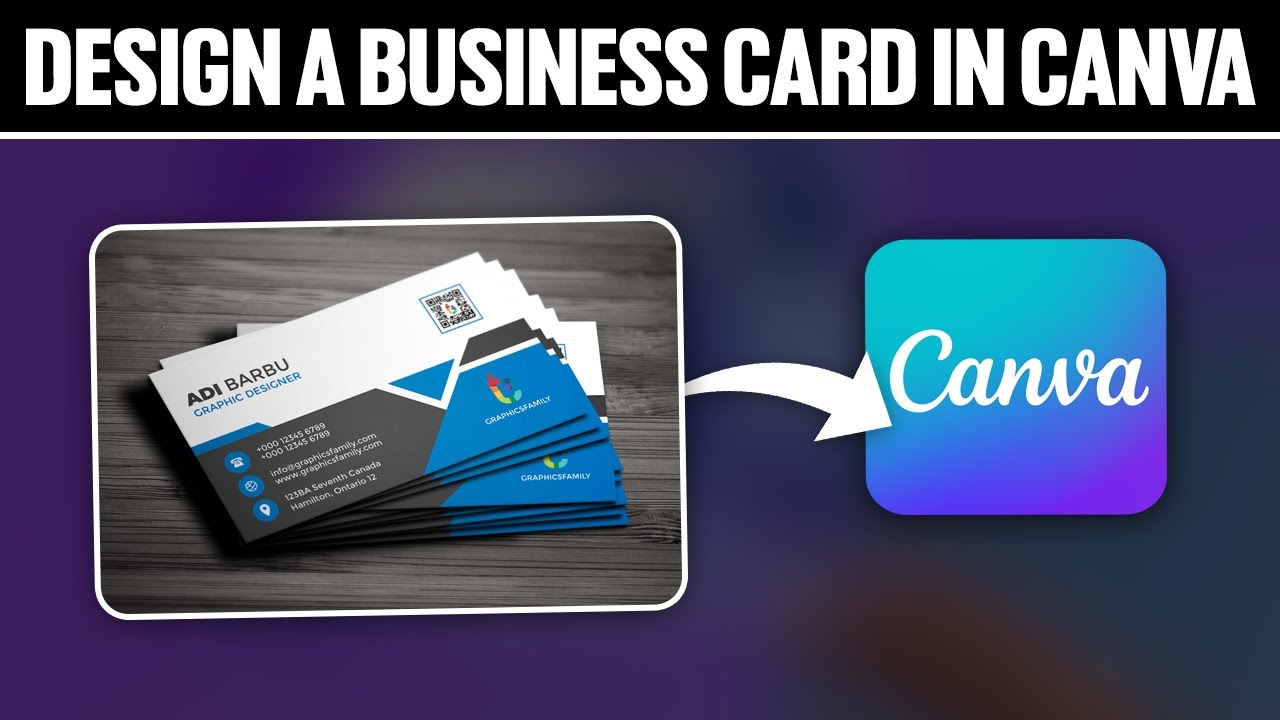 How To Design A Business Card In Canva For Beginners 2025 Full