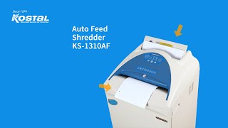 KS-1310CF, Auto Feed Shredder, DAEJIN KOSTAL