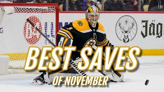 Craziest Saves of November | NHL