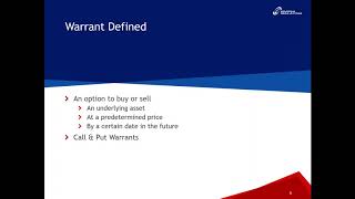 Warrants 101