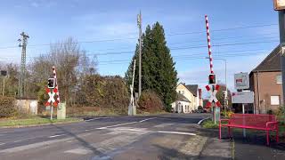 Spoorwegovergang Empel-Rees (D) // Railroad crossing // Bahnübergang