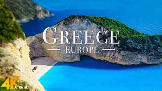 FLYING OVER GREECE (4K UHD) - Relaxing Music Along With Beautiful Nature Videos - 4K Video HD