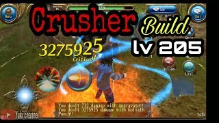 Toram Online - Crusher build lv205