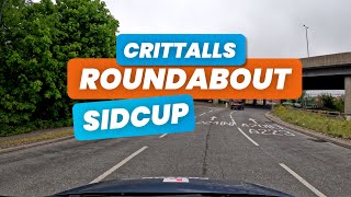 Crittalls Corner Roundabout || SIDCUP #london #driving