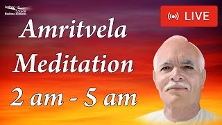 LIVE 🔴 Amritvela Madhuban | Brahmakumaris Non Stop Meditation Songs Commentary। BK Live Divine Songs
