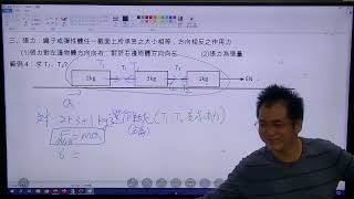 (2)高二上物理 4-1力的測量與性質｜內力、外力，多物體選擇系統技巧