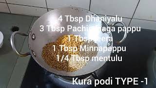 KURA PODI ( CURRY POWDER) TYPE -1 ( MKS KITCHEN) use this powder on any curry sprinkle a little