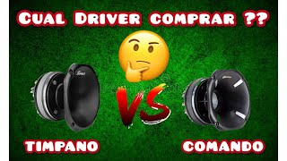 #caraudio Comparativa de driver TIMPANO tpt-dh2000 vs driver COMANDO cx700-hrn , Cual es mejor 🤔