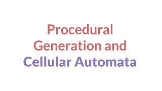Procedural Generation and Cellular Automata in GameMaker Studio 2.3