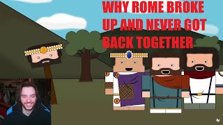 Historian Reacts - Why was Rome split in two? (Short animated documentary)