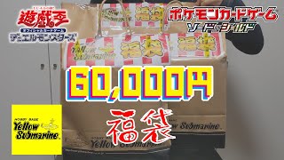 【遊戯王＆ポケモンカード】最新の年末箱を全種コンプ！？6万円分福袋開封【2022年】