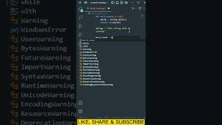 Word Count from a String by using Python #shorts #shortsvideo #python #programming