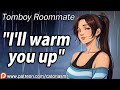 Cuddling Your Tomboy Roommate Turns into Something More [ASMR Roleplay] [Warms you Up]