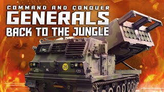 Devastating Attack Multi Launch Rocket System -  Command And Conquer Generals BACK TO THE JUNGLE