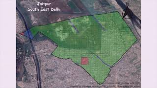 Jaitpur Delhi village with large concentration of Unauthorized colonies