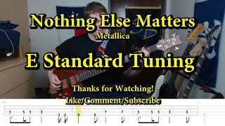 Nothing Else Matters - Metallica (Bass Cover with Tabs)