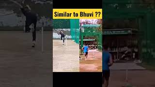 Bhuvneshwar kumar Vs My Bowling Action 😍 Is it Similar? #shorts #youtubeshorts #cricket