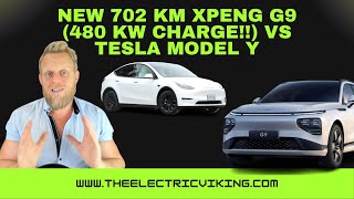 NEW 702 km XPeng G9 (480 kw charge!!) VS Tesla Model Y