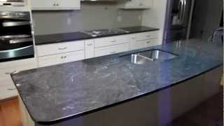 Jet Mist Custom Granite Counter Top Installed