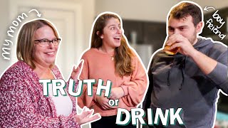 Playing Truth or Drink with my MOM and BOYFRIEND....this should be interesting lol | vlogmas day 13