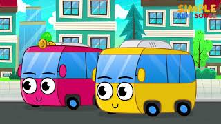 The Wheels on the Bus ¦ Songs for Kids ¦ Simple Kids Songs