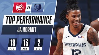 Ja Morant GOES OFF For Double-Double!