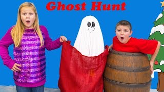 Assistant and Batboy Silly Ghost Hunt with PJ Masks and Vampirina Toys