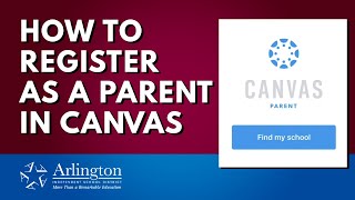 How to Register as a Parent in Canvas