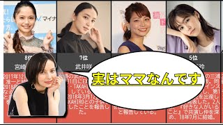 【ベッキー】実は子供がいると知って驚いた芸能人ランキング