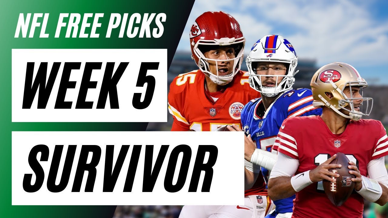 NFL Survivor Pool Picks Week 5 | NFL Survivor Strategy | NFL Picks Week ...