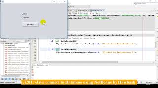 #19 Java GUI: Using Radio Button in java