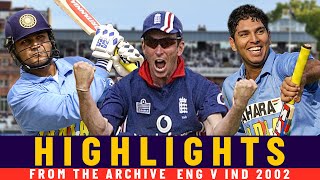 A Sehwag Special, THAT Kirtley Catch & Yuvi Announces Himself! | Classic ODI | England v India 2002