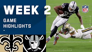 Saints vs. Raiders Week 2 Highlights | NFL 2020