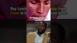 Ray Lewis got an offer in his last high school game 🤯 #nfl #shorts #shortsyoutube #youtubeshorts