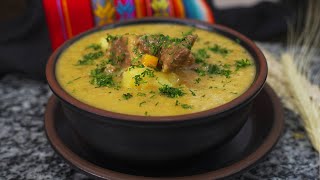 Sopa de avena nutritiva, fácil y económica || Almuerzo saludable